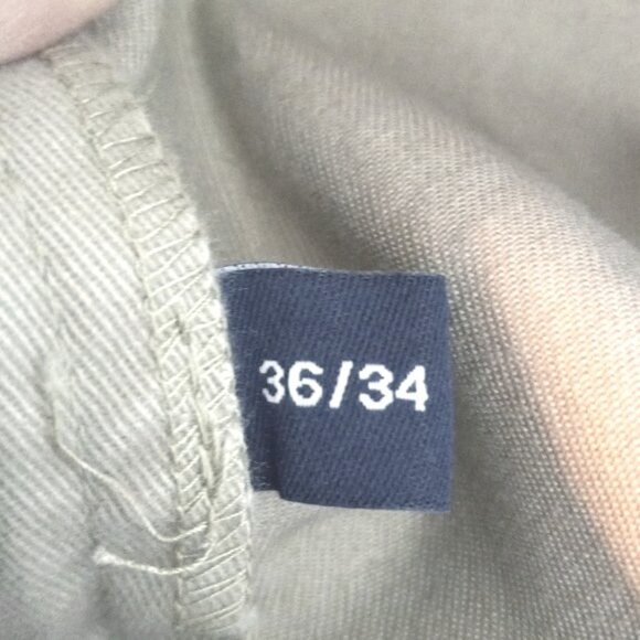 Chaps 36x34 Twill Pants Mens Hudson Tan 5 Pocket 100% Cotton Sri Lanka - Picture 11 of 15